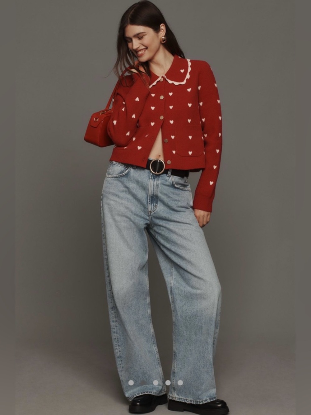 NVLT Heart Icon knit jacket - Picture 3 of 8